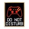 Stupell Industries Do Not Disturb Neon Control Floating Frame, design by Kim Allen